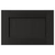 LERHYTTAN Drawer front, black stained, 15x10 "