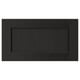 LERHYTTAN Drawer front, black stained, 18x10 "