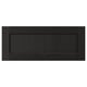LERHYTTAN Drawer front, black stained, 24x10 "