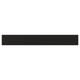 LERHYTTAN Drawer front, black stained, 36x5 "
