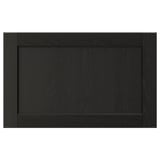 LERHYTTAN Drawer front, black stained, 24x15 "
