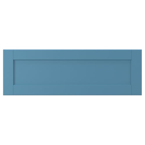 LERHYTTAN blue drawer. Birch veneer, solid wood, rustic charm design.