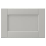 LERHYTTAN Drawer front, light gray, 15x10 "