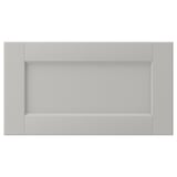 LERHYTTAN Drawer front, light gray, 18x10 "