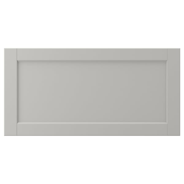 LERHYTTAN Drawer front, light gray, 30x15 "