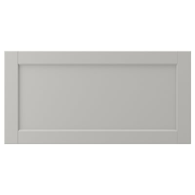 LERHYTTAN Drawer front, light gray, 30x15 "