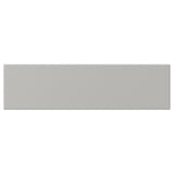 LERHYTTAN Drawer front, light gray, 18x5 "