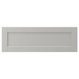 LERHYTTAN Drawer front, light gray, 30x10 "