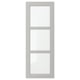 Option: LERHYTTAN Glass door, light gray, 15x40 "