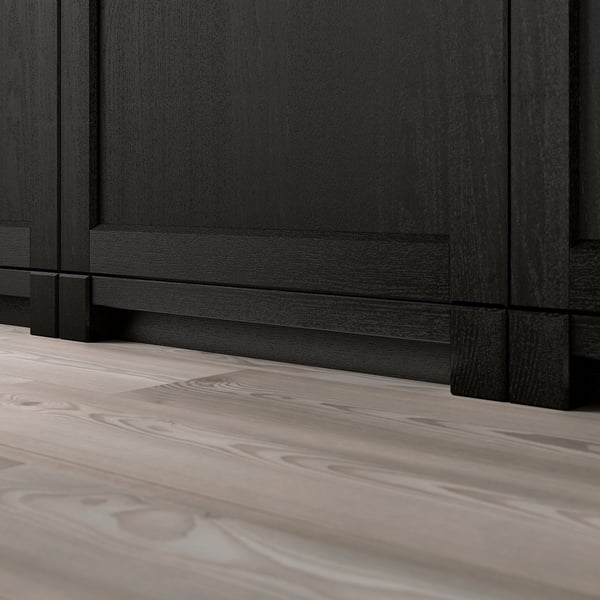 Lerhyttan Leg For Decorative Toekick Black Stained Ikea