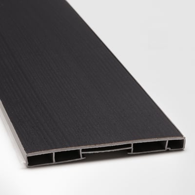 LERHYTTAN Toekick, black stained, 84x4 1/2 "