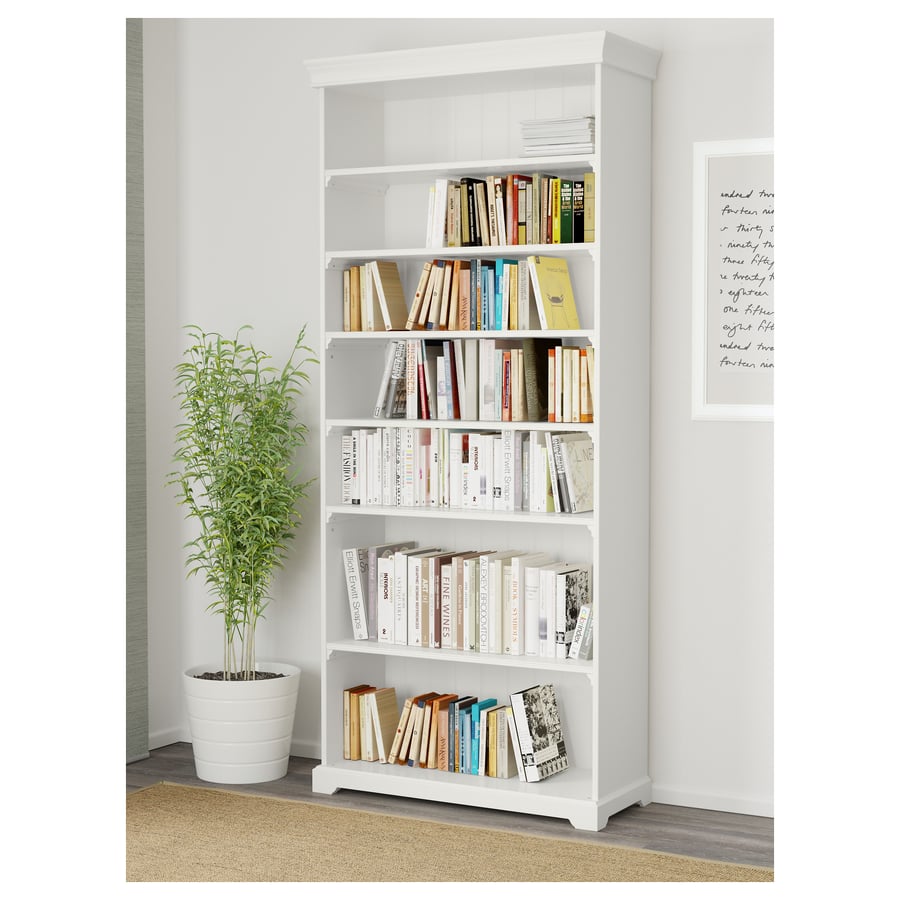 LIATORP Bookcase, white, 37 3/4x84 1/4" IKEA