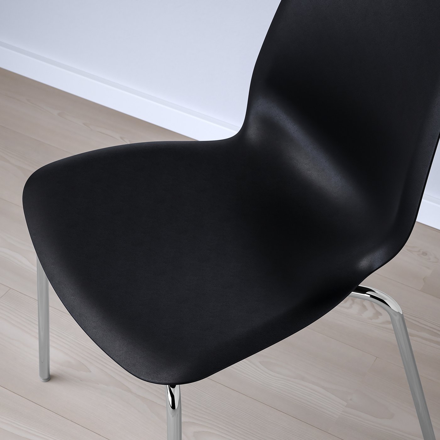 Chair, black/Sefast chrome plated 6