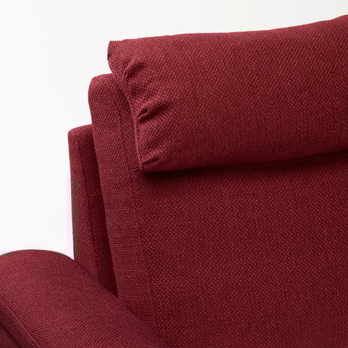 LIDHULT Corner sleeper sofa, 5seat, Lejde redbrown IKEA