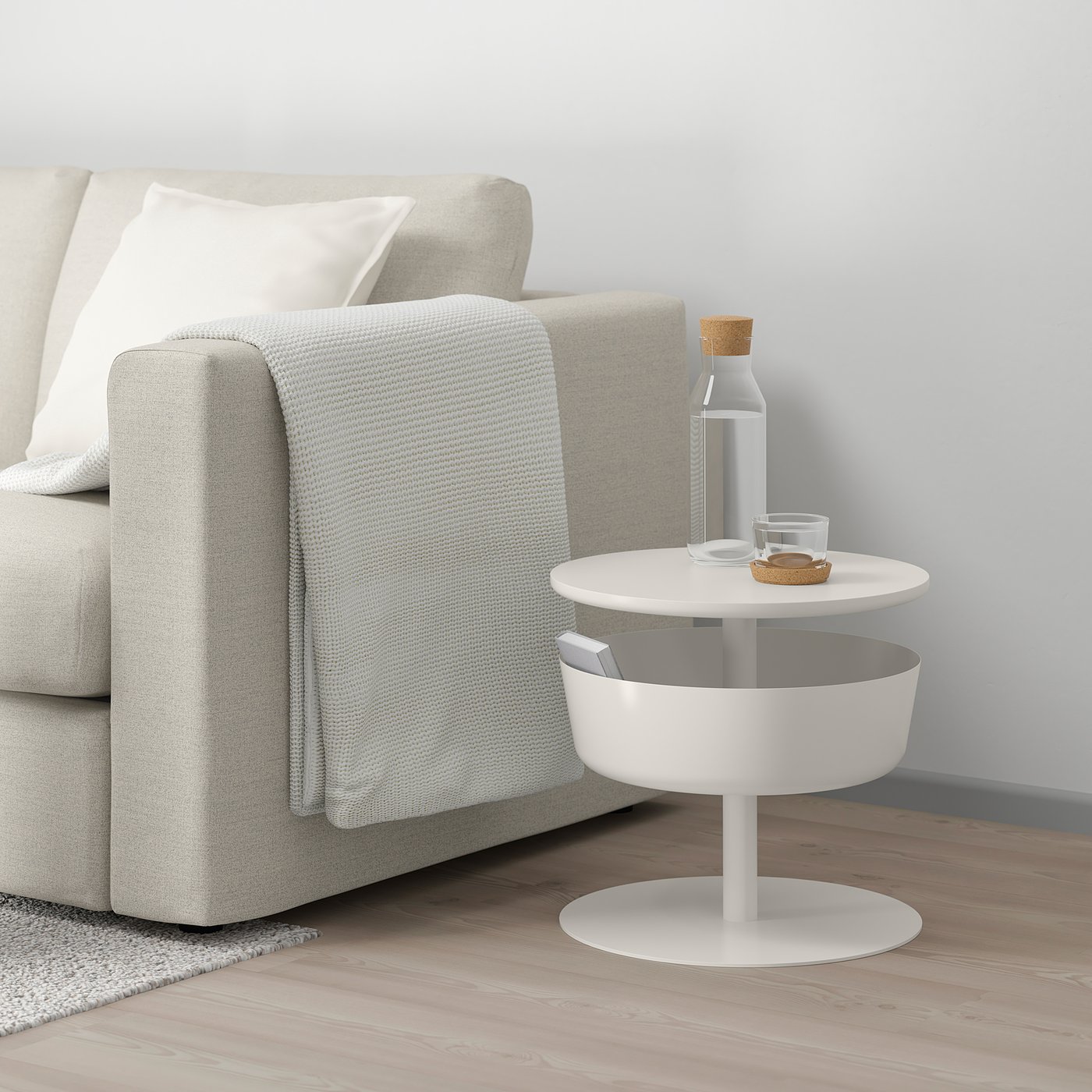 LIERSKOGEN Nightstand, white IKEA