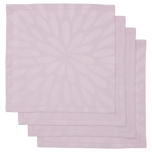 LIGUSTER Napkin - patterned pale lilac 16x16 "