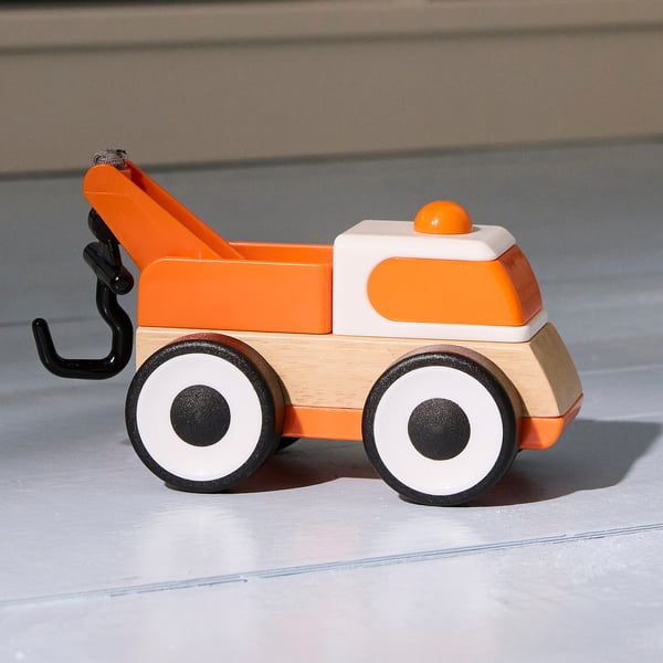 LILLABO 3-piece vehicle set, fire truck sports car/tow truck multicolor