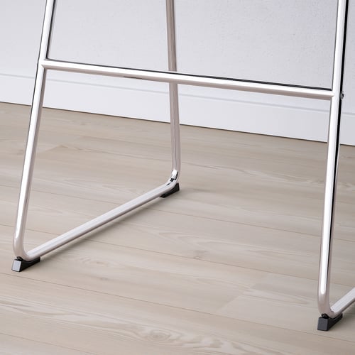 LILLÅNÄS bar stool, chrome plated/Gunnared dark gray, 297/8" IKEA