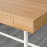 LILLÅSEN Desk, bamboo, 40 1/8x19 1/4 "