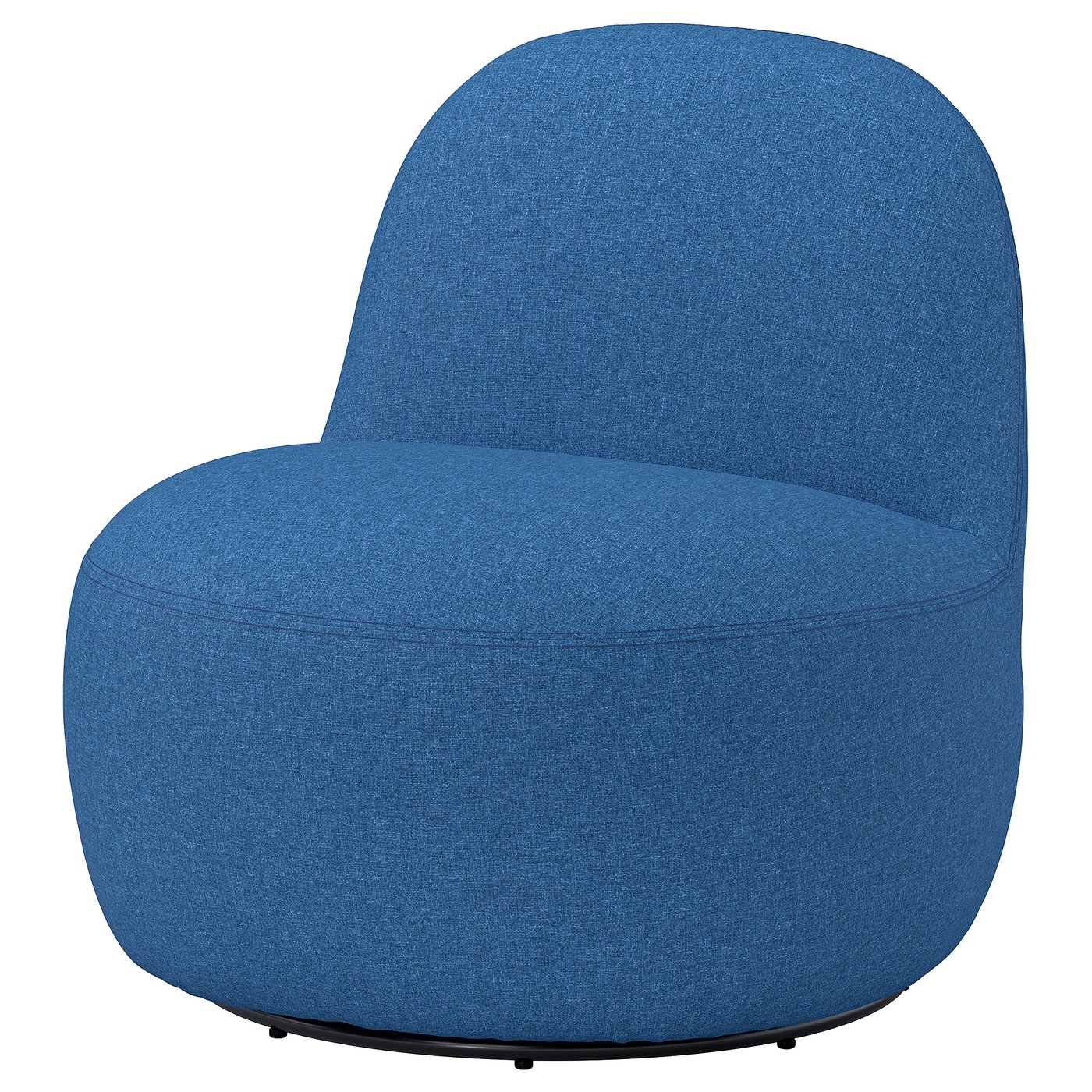 Swivel Chair, Gunnared Dark Blue