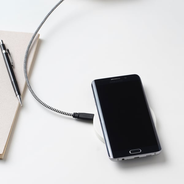 Lillhult Usb Type C To Usb Cord Black White Ikea