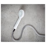 LILLREVET Single-spray hand held shower head, white