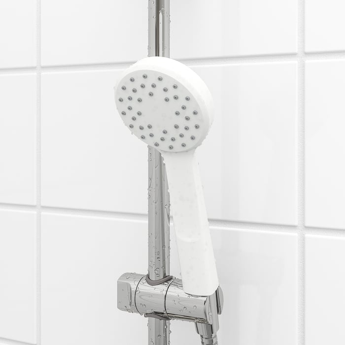 LILLREVET singlespray hand held shower head, white IKEA