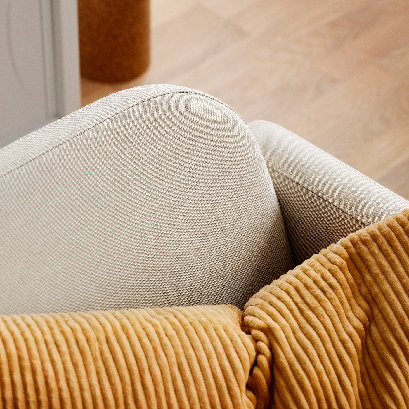 LINANÄS Loveseat Vissle Beige - Stylish & Comfy Seating
