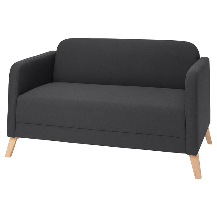 LINANÄS loveseat, Vissle dark gray IKEA