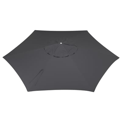 LINDÖJA Umbrella canopy, anthracite, 118 1/8 "