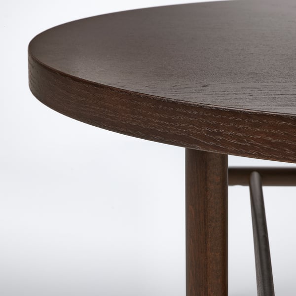 LISTERBY Coffee table, dark brown stained oak veneer, 353/8" IKEA