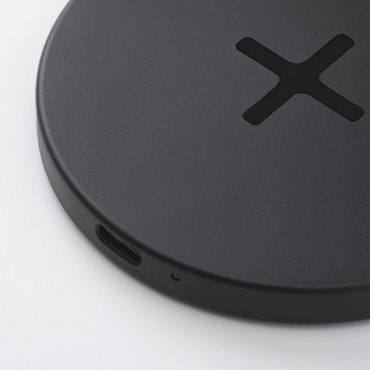 LIVBOJ wireless charger, black IKEA