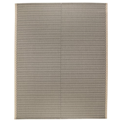 LOBBÄK rug flatwoven, in/outdoor beige 8 ' 2 " 6 ' 7 " ¼ " 53.82 sq feet 5.24 oz/sq ft