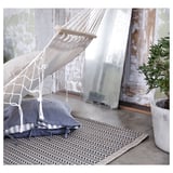 LOBBÄK Rug flatwoven, in/outdoor, beige, 2 ' 7 "x6 ' 7 "