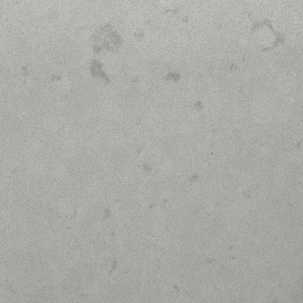 LOCKEBO Custom countertop, gray stone effect/glass composite, 1 1/8 "