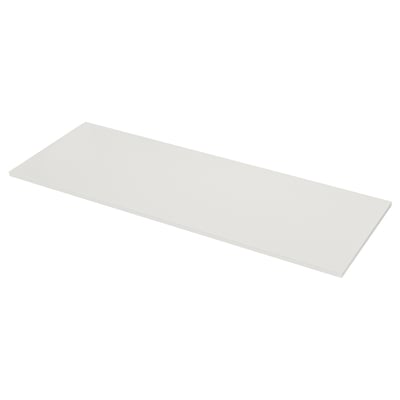 LOCKEBO Custom countertop, off-white marble effect/glass composite, 1 1/8 "