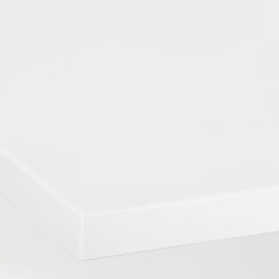 Sleek, customizable glass worktop with clean, reflective surface.