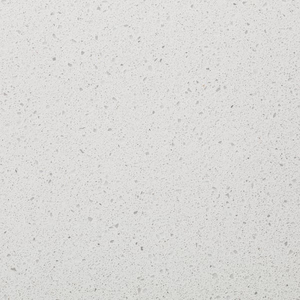 LOCKEBO Custom countertop, white mineral effect/glass composite, 1 1/8 "