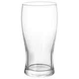 LODRÄT Beer glass, clear glass, 17 oz