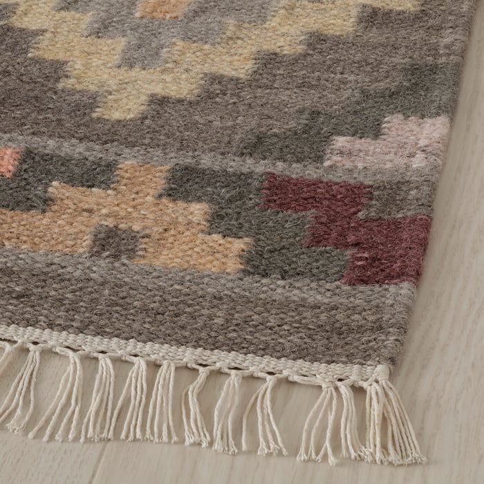 LÖDDERUP rug, dark brown, 5'3"x7'7" IKEA