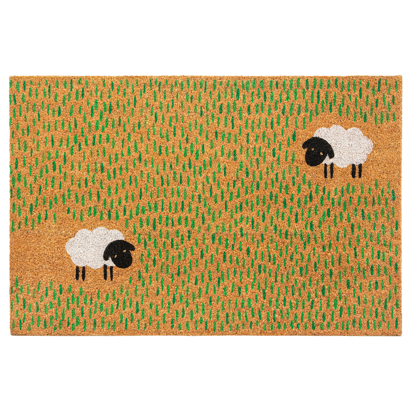 LÖGE door mat, multicolor/animal pattern, 2'0