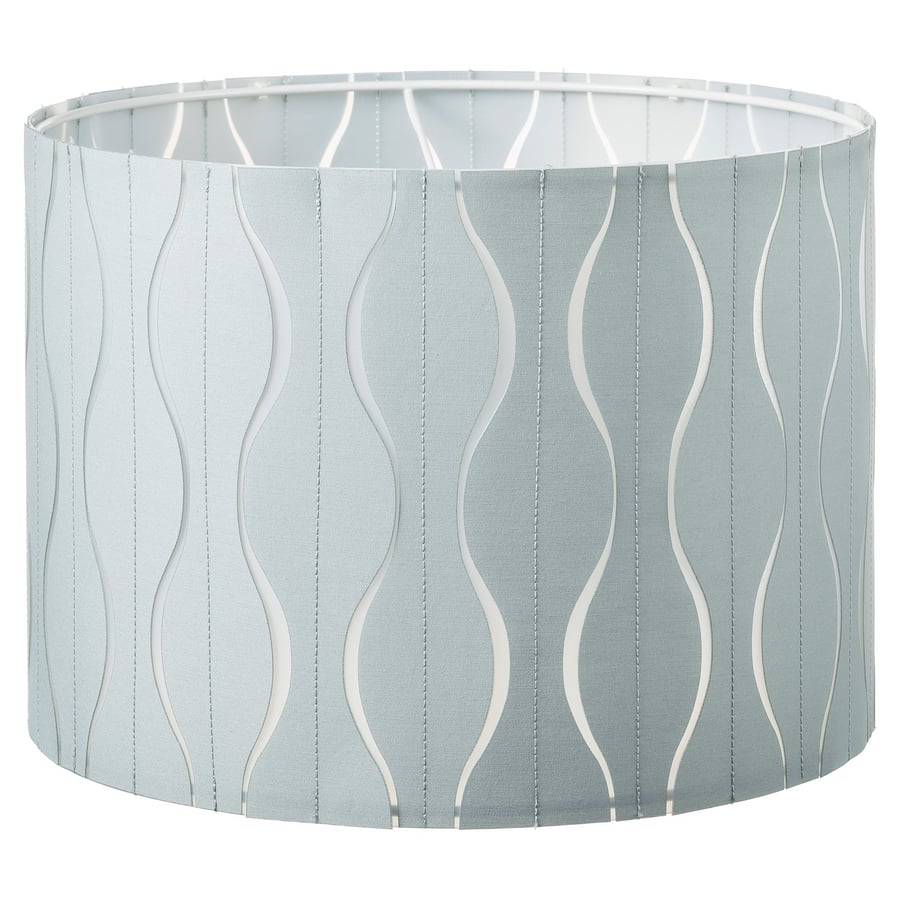 LÖKNÄS lamp shade, blue/silver color, 13" IKEA