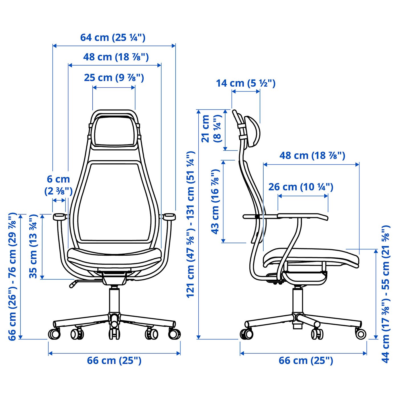LÖPARBANA gaming chair, Vissle dark gray - IKEA US