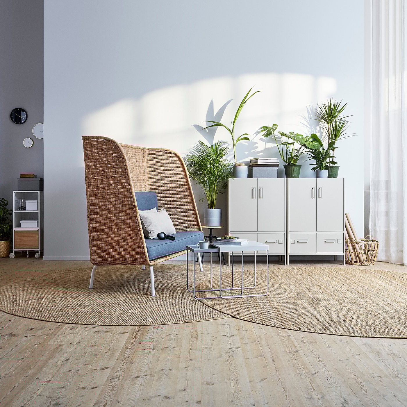 LOHALS rug, flatwoven, natural, 7'7