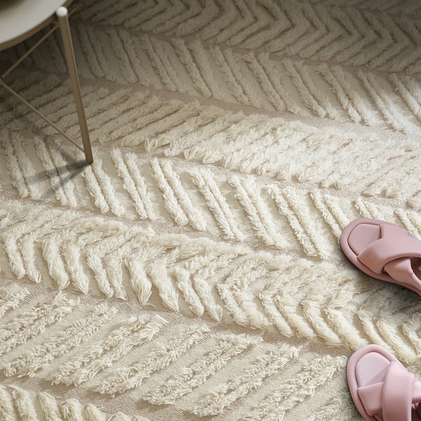LOKALGATA Rug, flatwoven, beige, 5 ' 7 "x7 ' 10 "