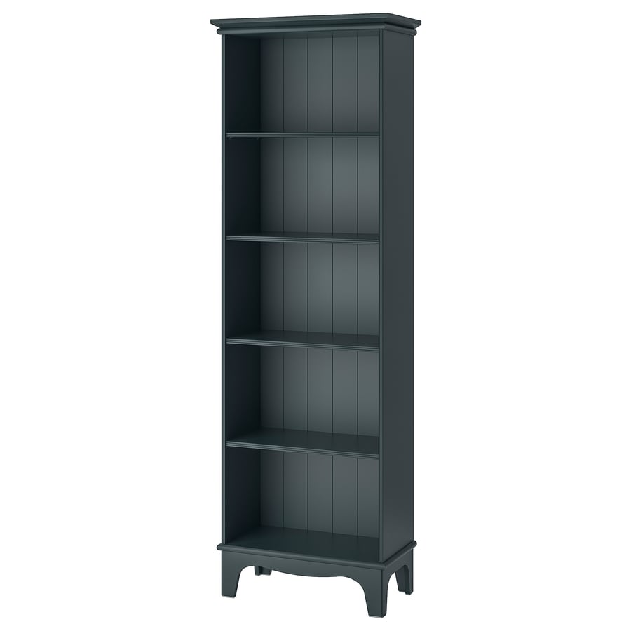 LOMMARP Bookcase, dark blue-green, 25 5/8x78 3/8 "