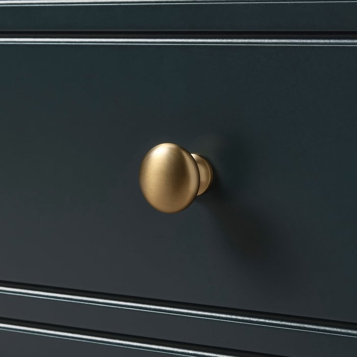 LOMMARP TV unit, dark bluegreen, 625/8x173/4x317/8" IKEA