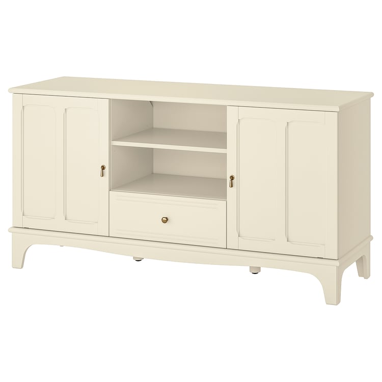 LOMMARP TV unit, light beige, 625/8x173/4x317/8" IKEA