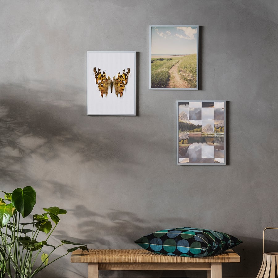 LOMVIKEN frame, aluminum, 16x20" IKEA