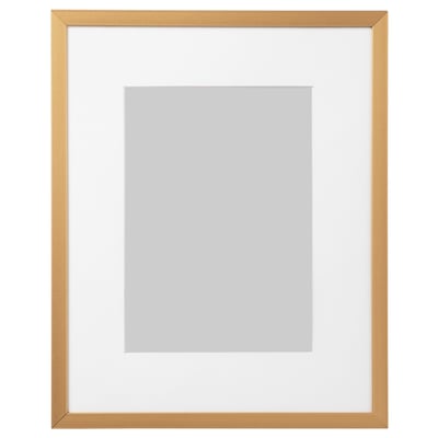 LOMVIKEN Frame, gold, 8x10 "